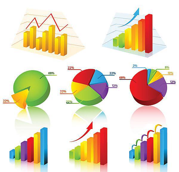 矢量数据分析图-商务金融-矢量图-免费素材下载-创想